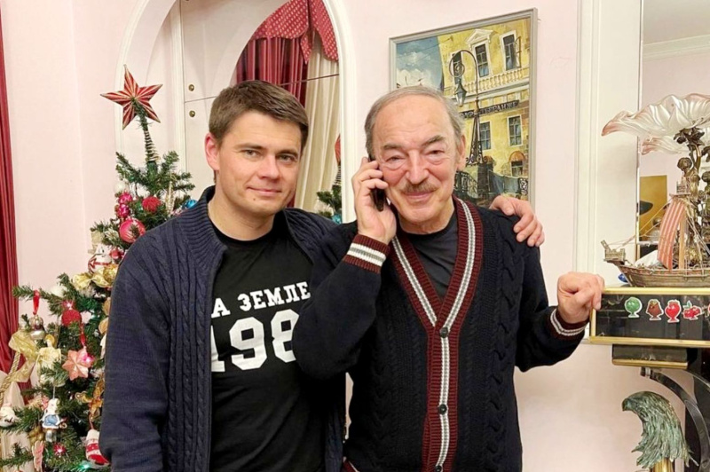 Михаил Боярский с сыном