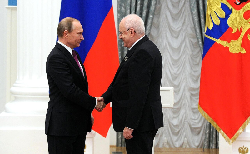 Владимир Путин и Алексей Бородин
