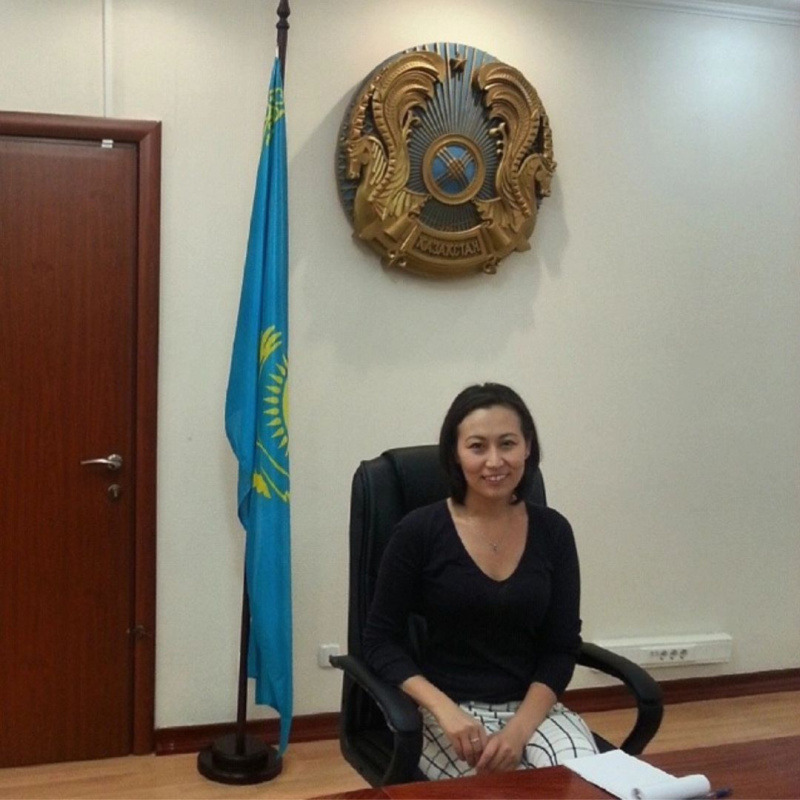 Судья Айгуль Сайлыбаева 