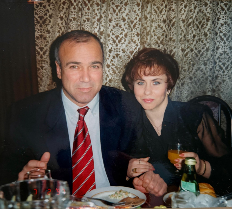 Наталья Харламова и муж Гоча Малания