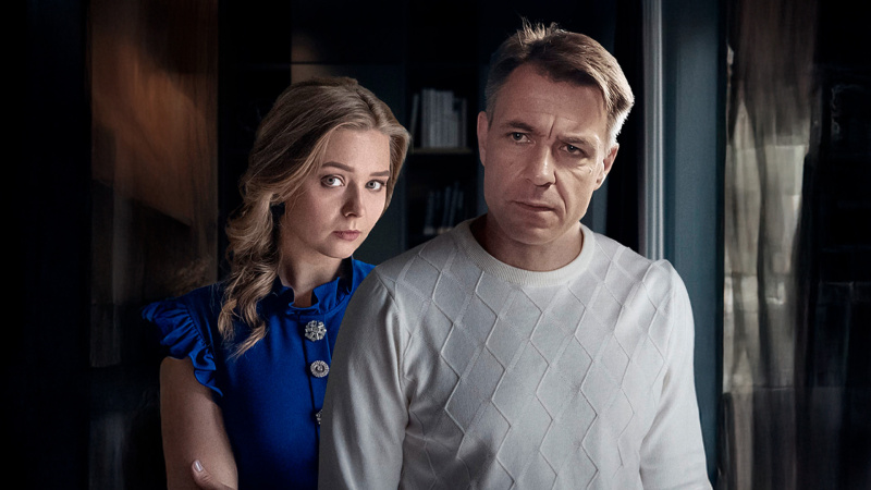 Кирилл Гребенщиков и Виктория Полторак в сериале «Тайна Марины» 