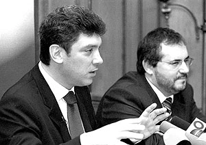 Борис Надеждин и Борис Немцов