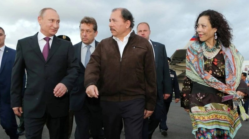 Даниэль Ортега и Владимир Путин