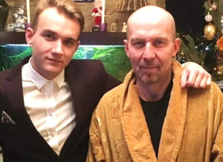 Кирилл Полухин с сыном