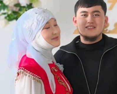 Мадина Авезова с мужем