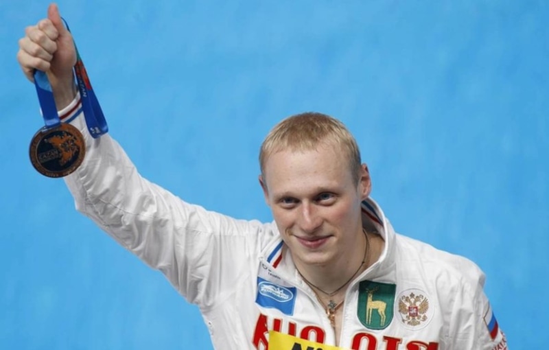 Прыгун в воду Илья Захаров на чемпионате мира