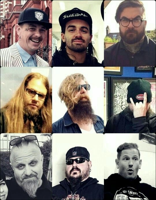 Группа Slipknot без масок