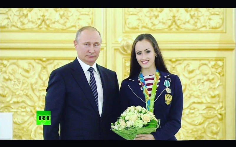Анастасия Татарева с Владимиром Путиным