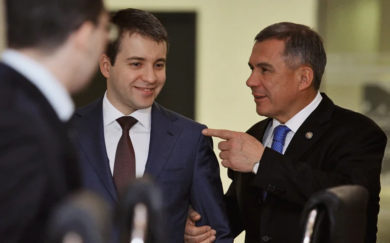 Николай Никифоров и Рустам Минниханов