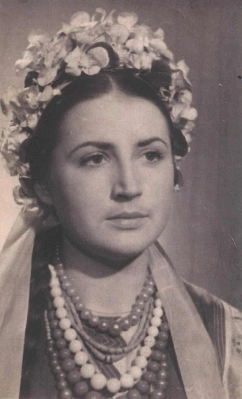 Галина Яблонская в молодости