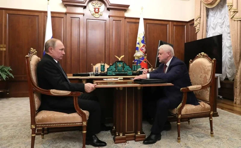 Сергей Миронов и Владимир Путин
