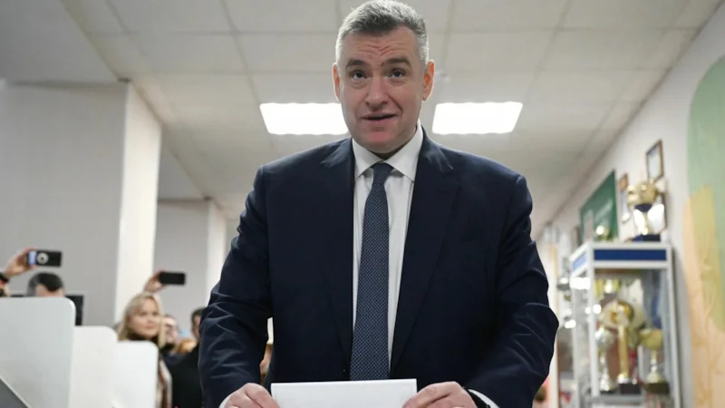 Леонид Слуцкий на президентских выборах