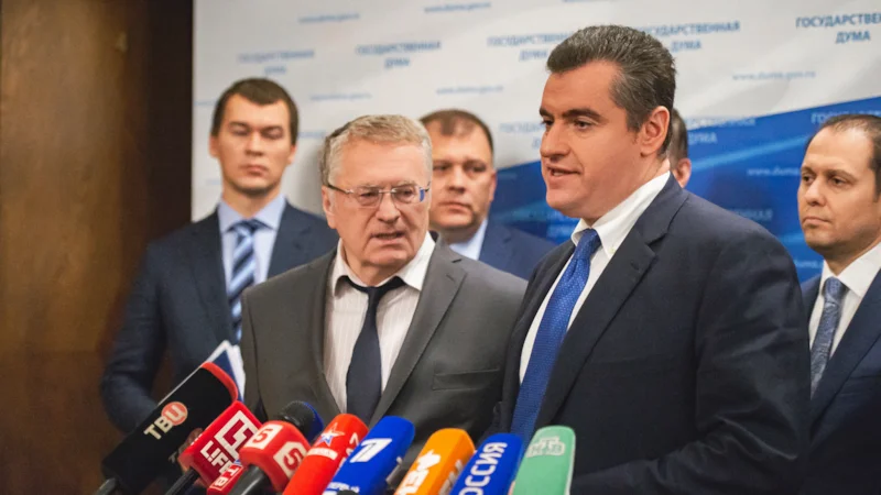 Леонид Слуцкий и Владимир Жириновский