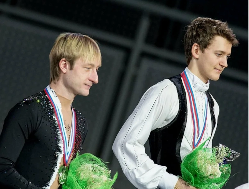 Максим Ковтун и Евгений Плющенко