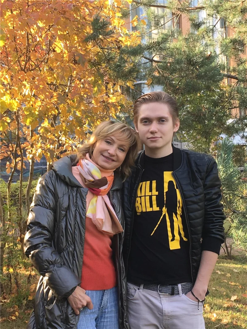 Ольга Прокофьева с сыном