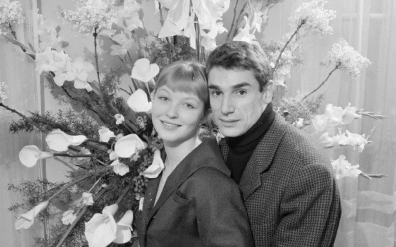 Робер Оссейн и Марина Влади