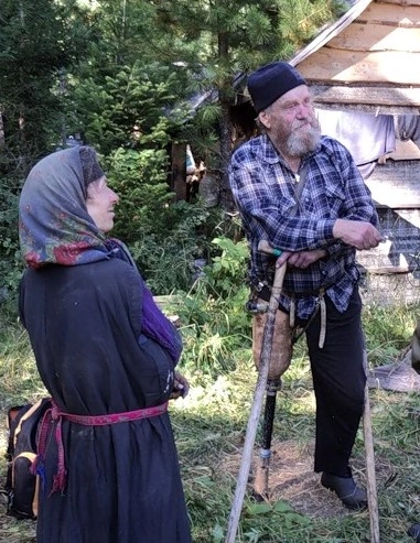 Агафья Лыкова и ее сосед Ерофей Седов