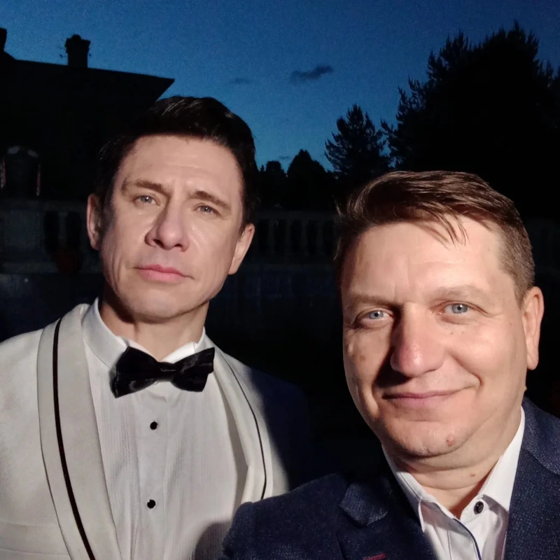 Олег Лихачев с Тимуром Батрутдиновым