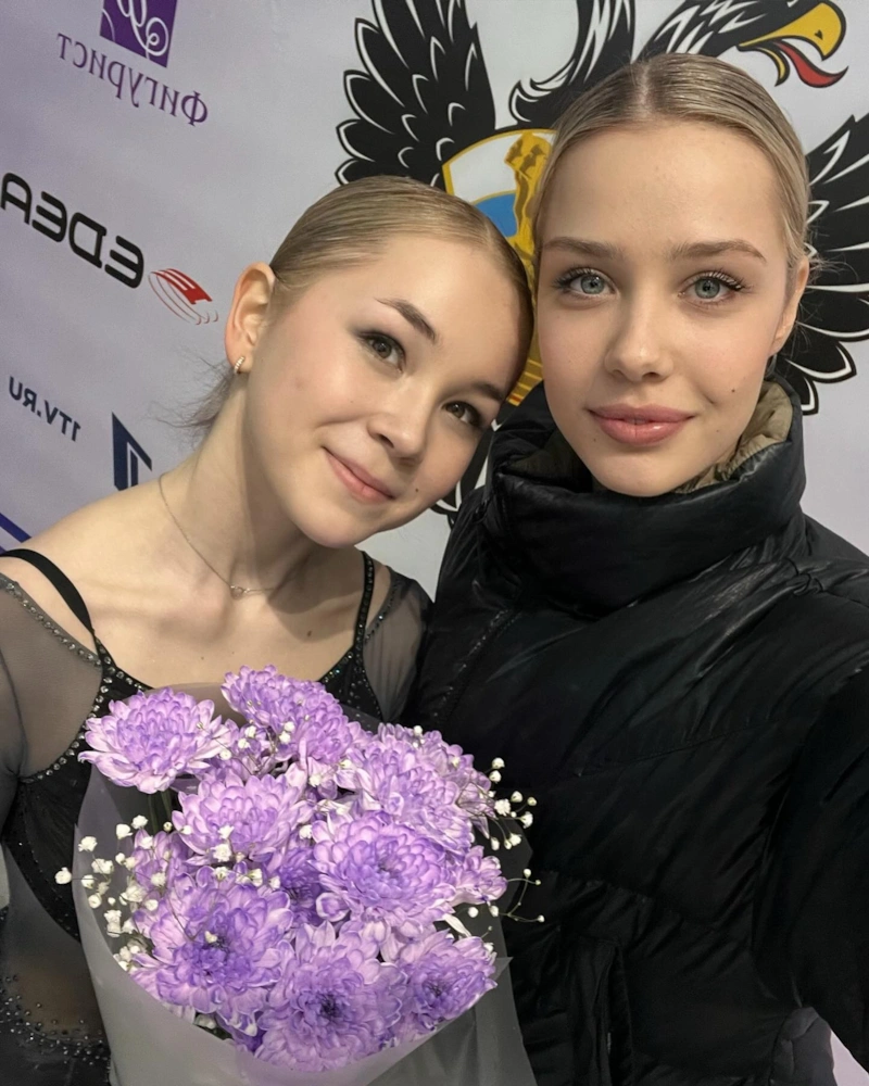 Камилла Нелюбова с тренером Камилла Нелюбова с тренером