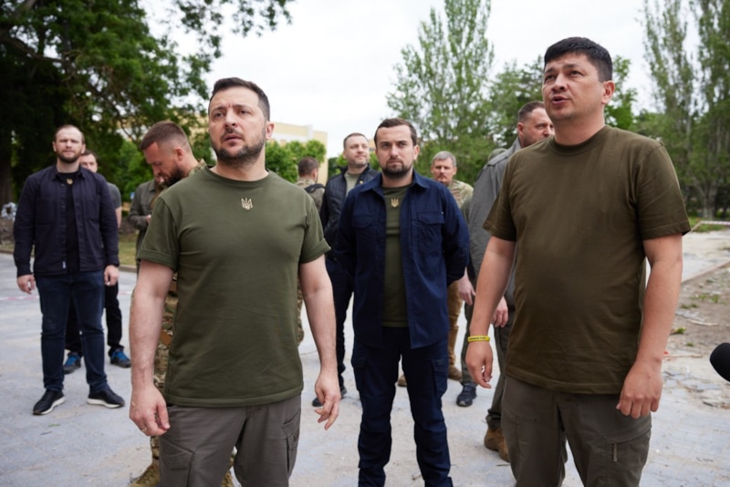 Владимир Зеленский и Виталий Ким Владимир Зеленский и Виталий Ким