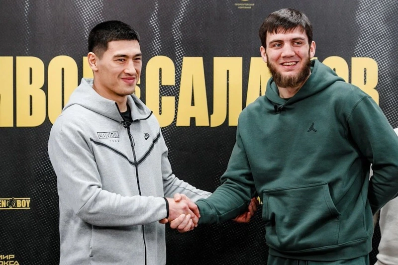 Умар Саламов и Дмитрий Бивол