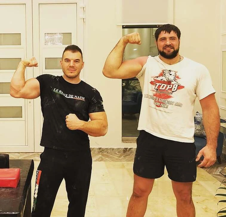 Виталий Лалетин с Эрмесом Гаспарини