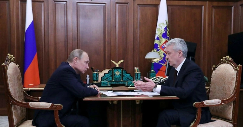 Владимир Путин и Сергей Собянин