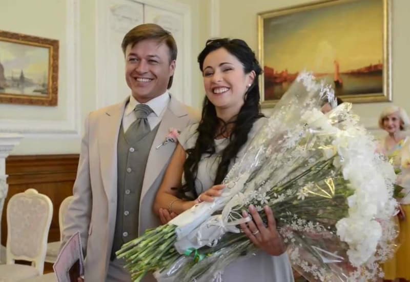 Любовь Тихомирова и Ласло Долински: свадьба