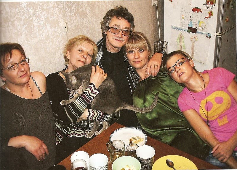 Игорь Старыгин с семьёй Ардовых
