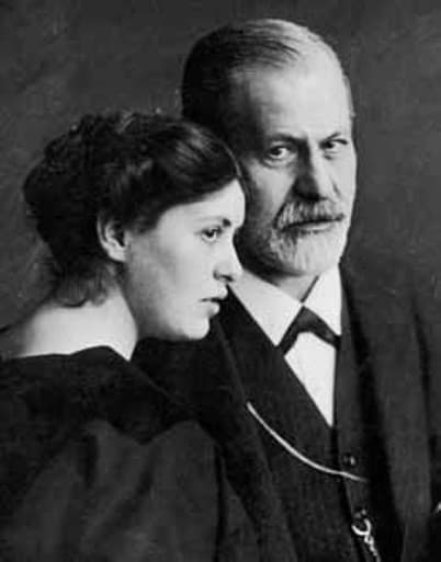 Зигмунд Фрейд с дочерью Софи