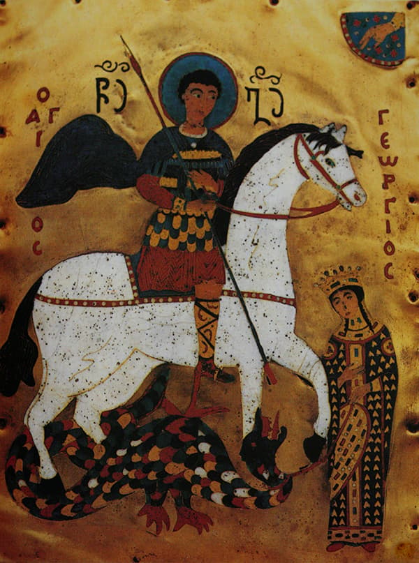 Святой Георгий, спасающий дочь императора