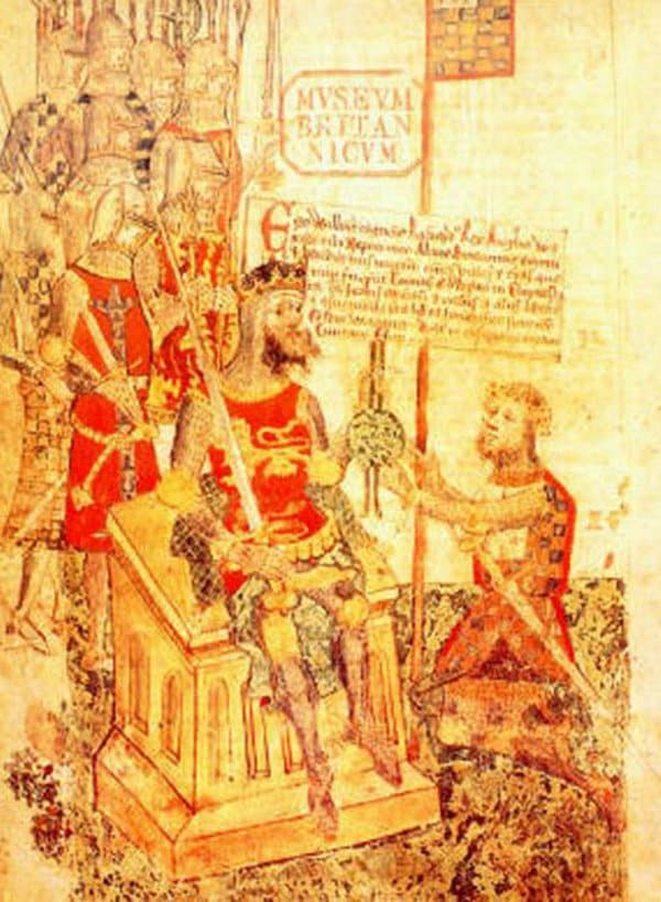 Рыцарь Ален Рыжий присягает на верность Вильгельму Завоевателю