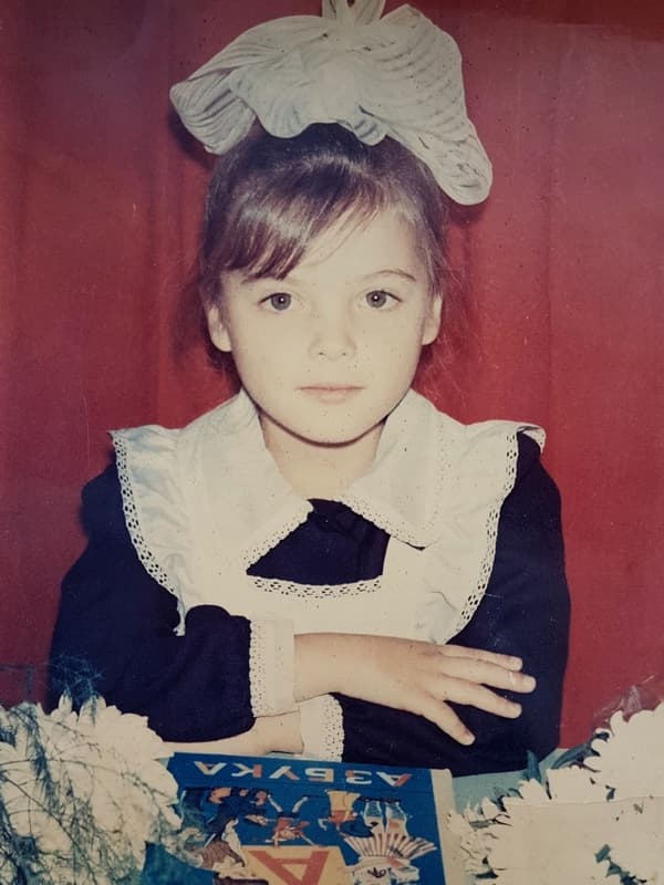Анастасия Карпова в детстве