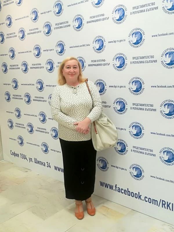 Анна Данилова в Русском центре в Болгарии