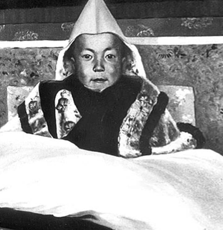 Далай-лама XIV в детстве