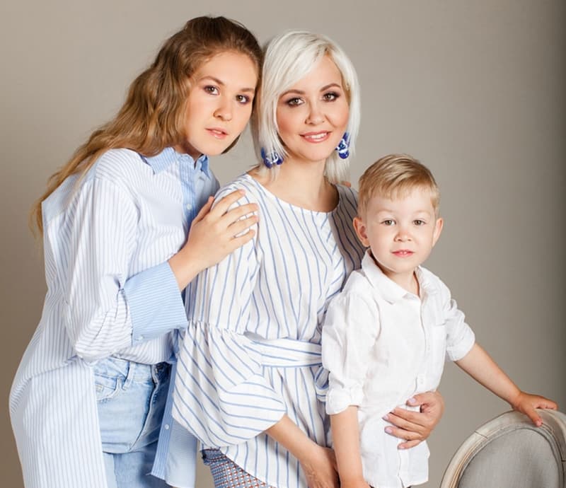 Василиса Володина с детьми