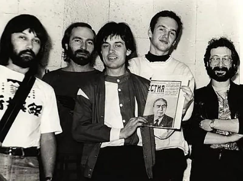 Состав группы «Воскресение» в 1982 году