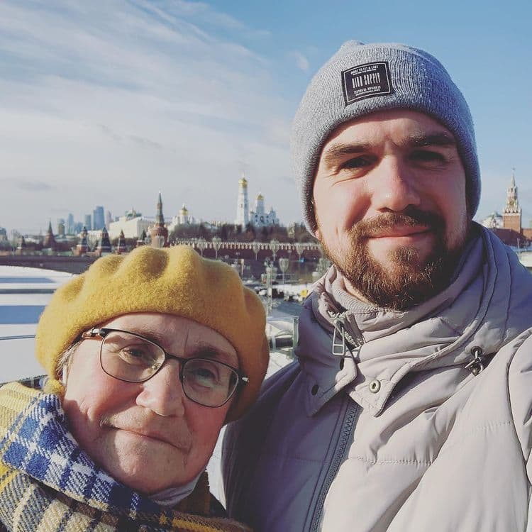 Федор Климов с мамой
