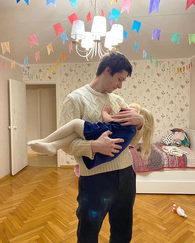 Кузьма Котрелев с дочерью