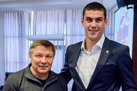Евгений Тищенко с тренером