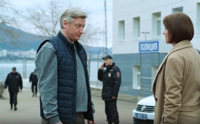 Богдан (Павел Ворожцов) и Александра Кушнир (Анна Банщикова) в сериале «Ищейка»